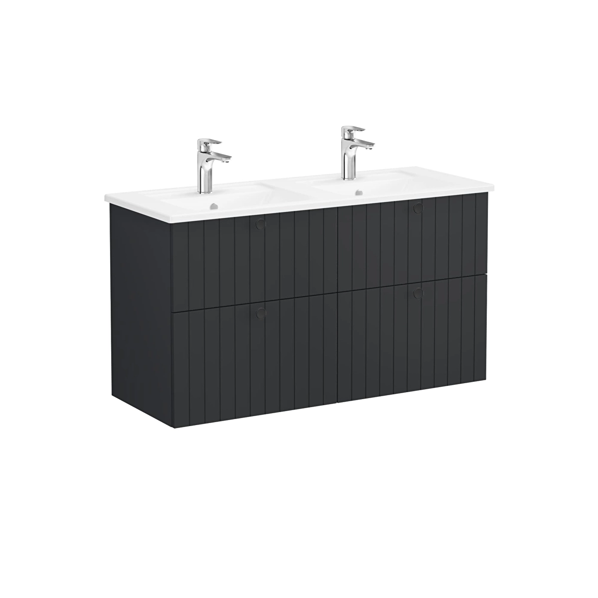 Root Groove Lavabo Dolabı, Mat Grafit