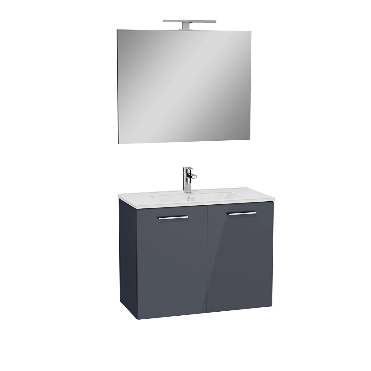 Ardea Banyo Dolabı Seti, Parlak Antrasit