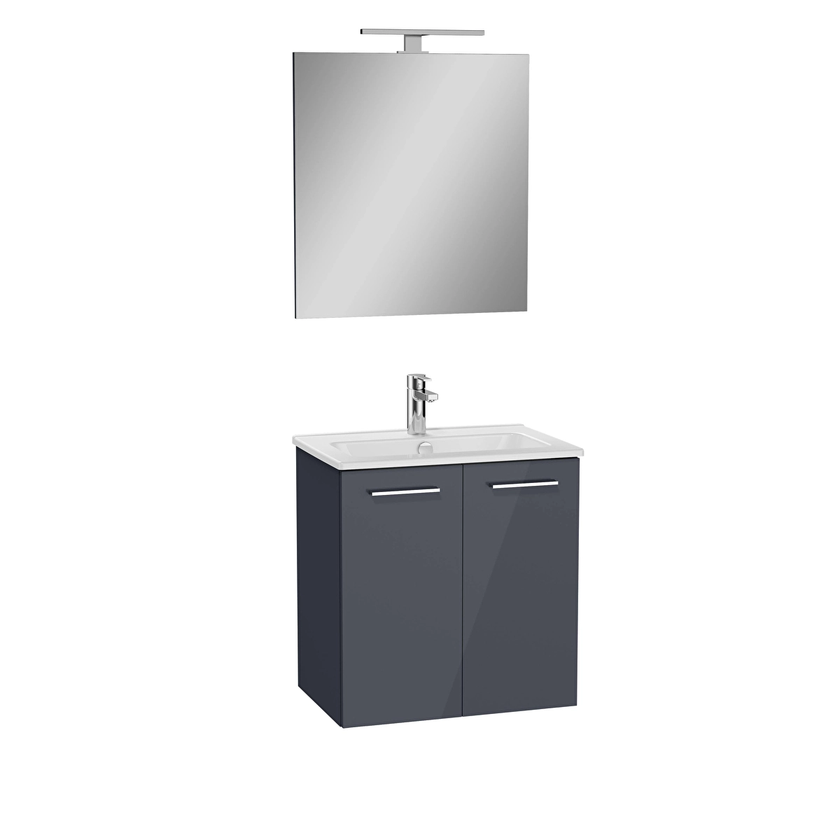Ardea Banyo Dolabı Seti, Parlak Antrasit