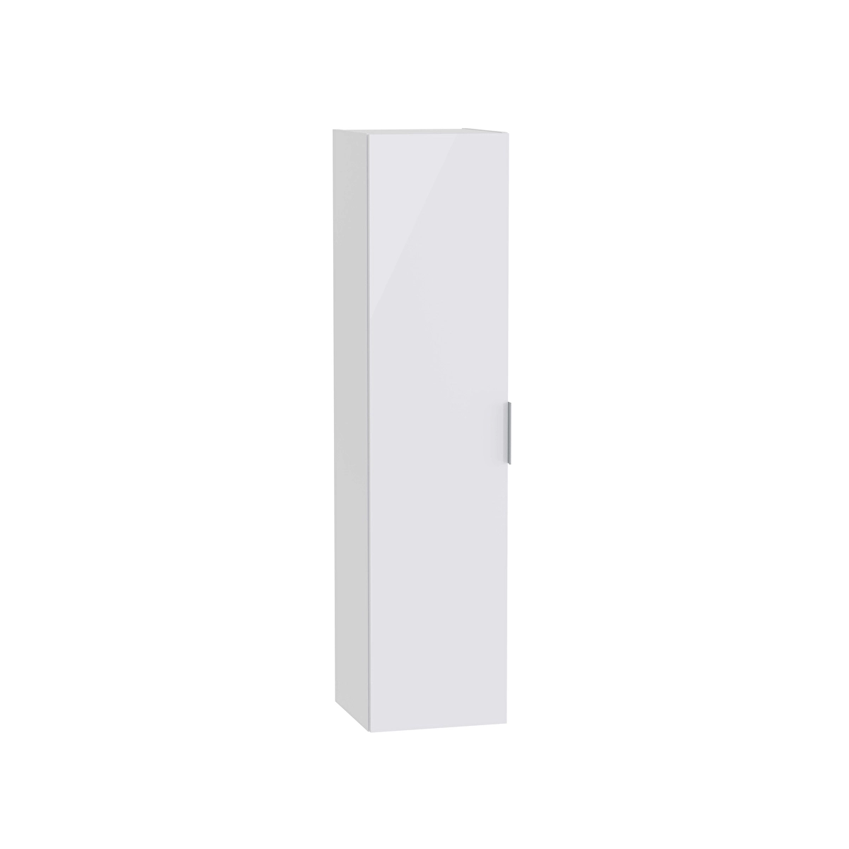 Mia Plus Square Boy Dolabı, Parlak Beyaz