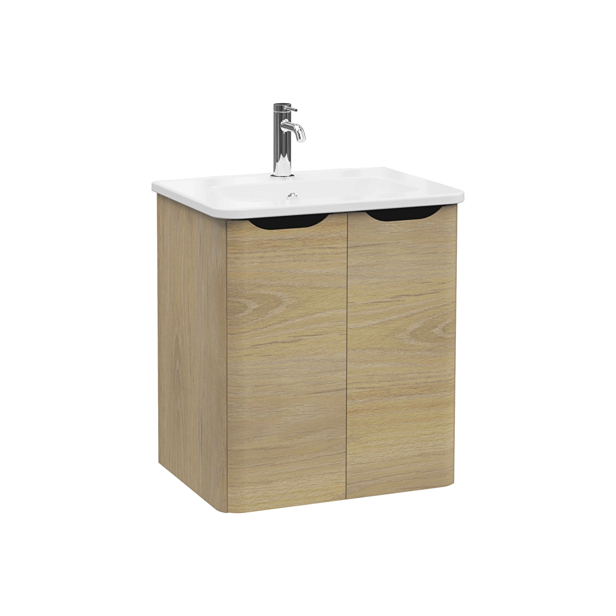 Integra Round Lavabo Dolabı, Altın Meşe