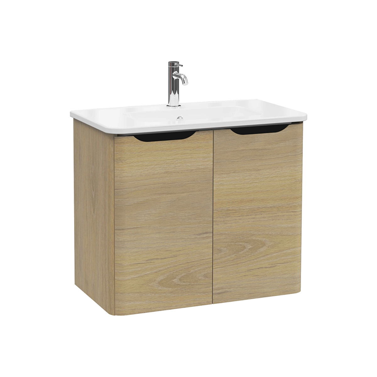 Integra Round Lavabo Dolabı, Altın Meşe