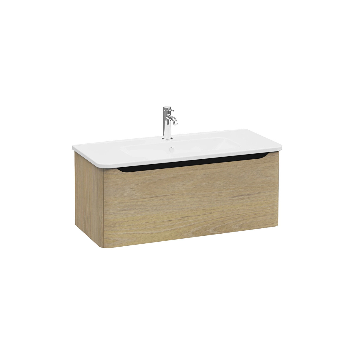 Integra Round Lavabo Dolabı, Altın Meşe