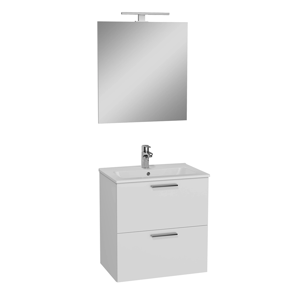 Mia Banyo Dolabı Seti, Parlak Beyaz