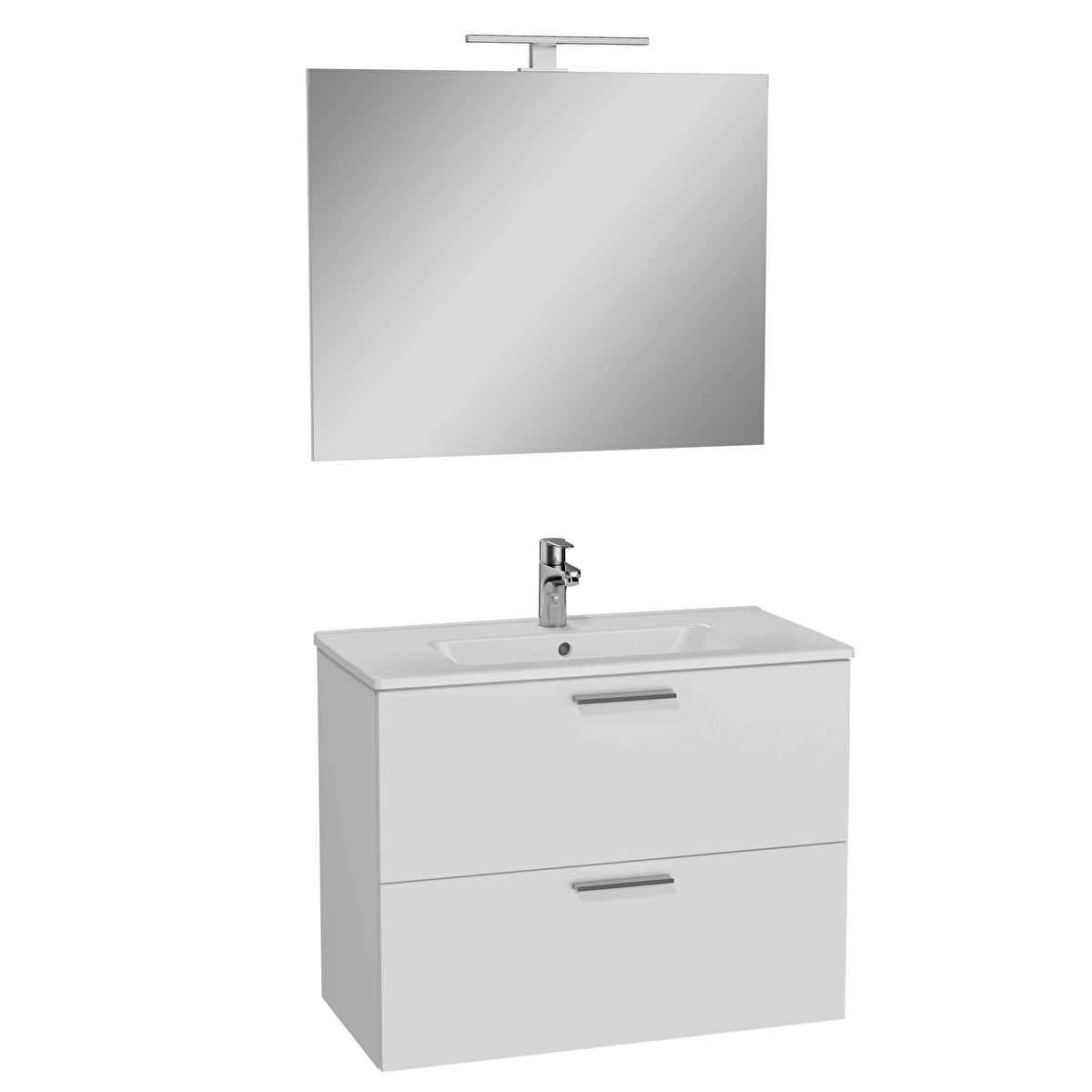 Mia Banyo Dolabı Seti, Parlak Beyaz