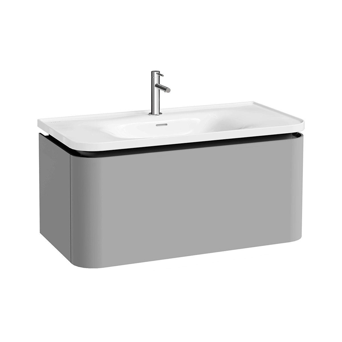 Glora Lavabo Dolabı, Mat Taş Gri