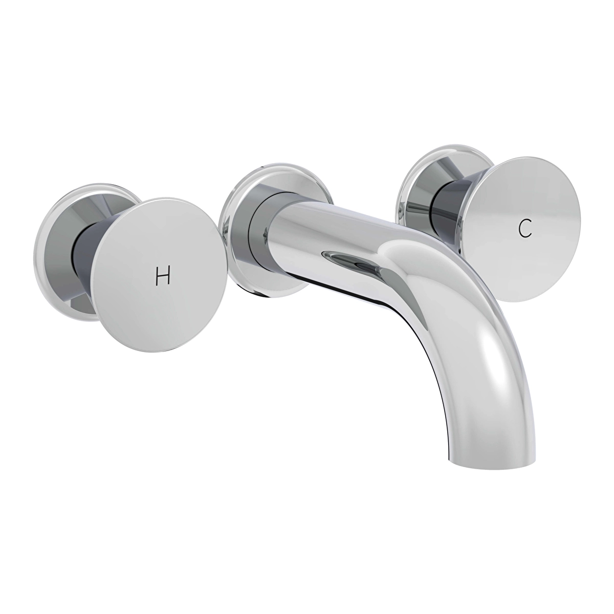Liquid Ankastre Lavabo Bataryası, Krom