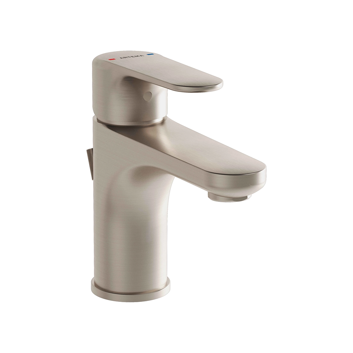 Root Round Lavabo Bataryası, Fırçalı Nikel