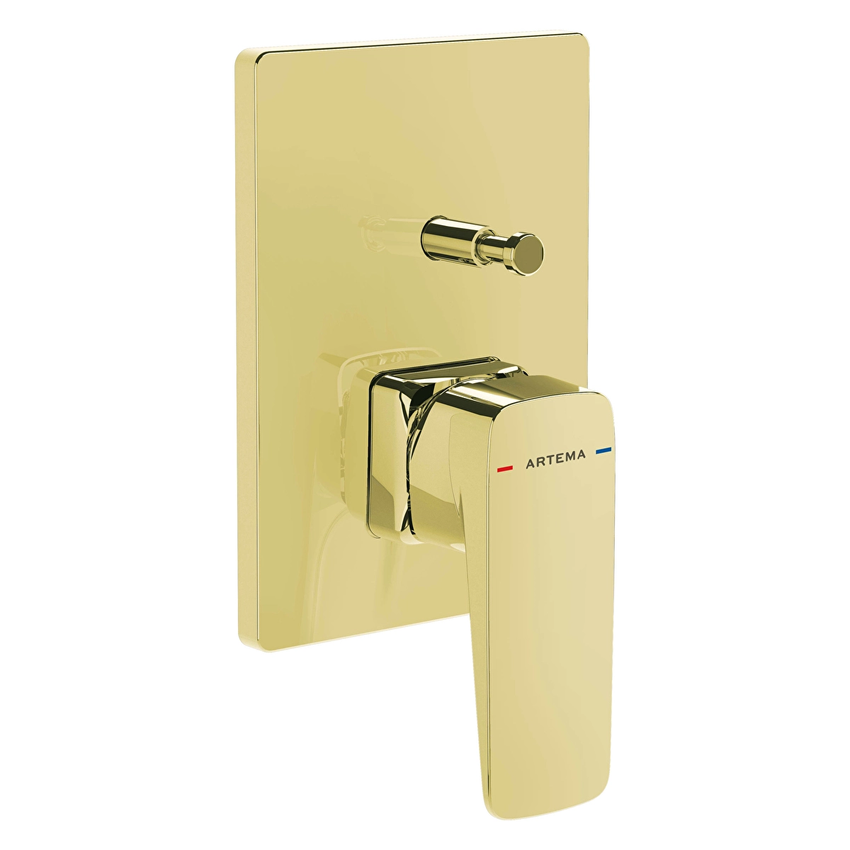 Root Square Ankastre Banyo Bataryası, Soft Altın