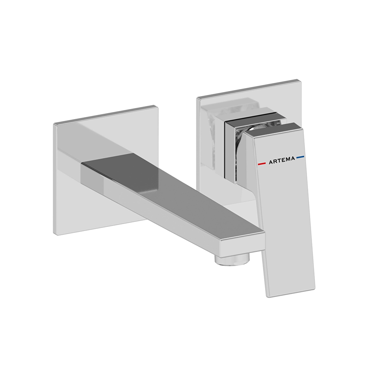 Minimax Square Ankastre Lavabo Bataryası, Krom