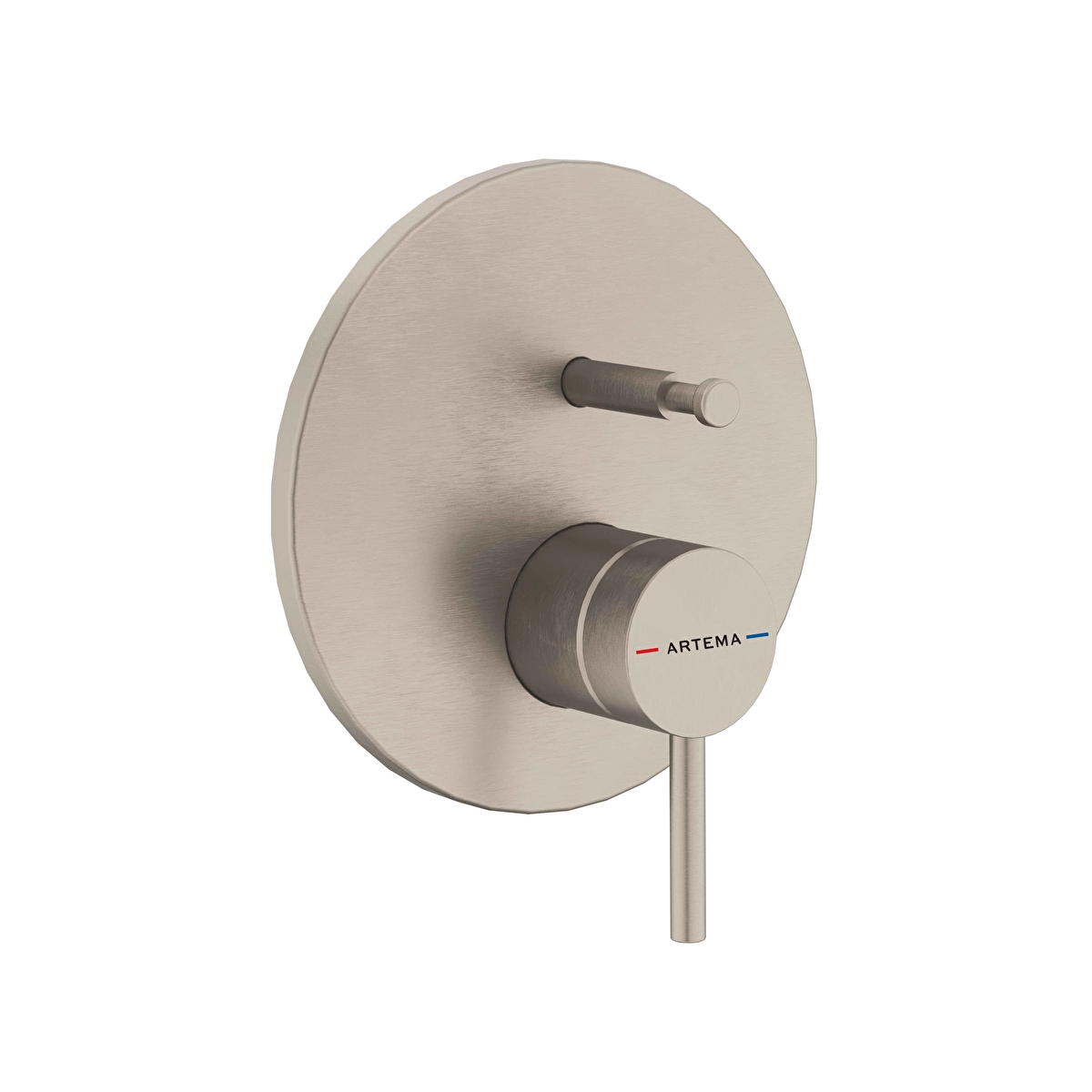 Minimax Round Ankastre Banyo Bataryası, Fırçalı Nikel