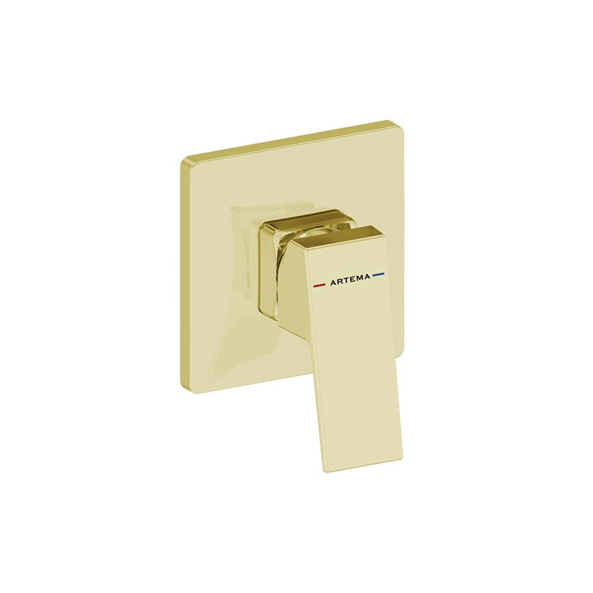 Minimax Square Ankastre Duş Bataryası, Soft Altın