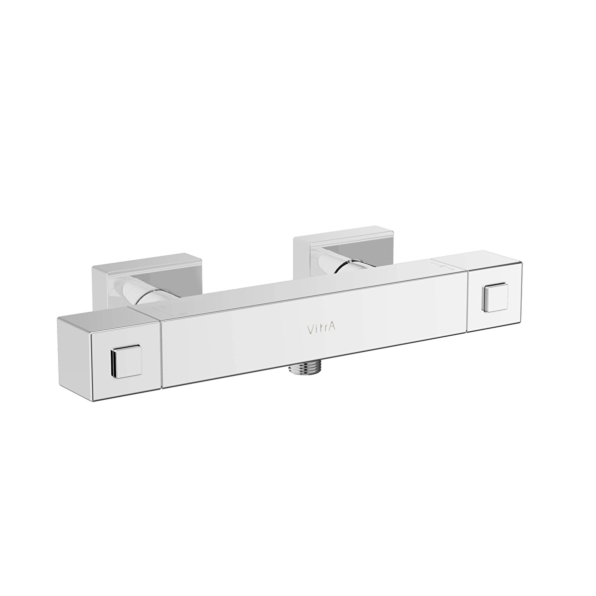 Base Square Termostatik Duş Bataryası, Krom